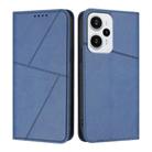 For Xiaomi Poco F5 / Redmi Note 12 Turbo Strong Magnetic Frosted Flip Leather Phone Case(Royal Blue) - 1