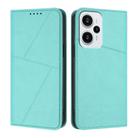 For Xiaomi Poco F5 / Redmi Note 12 Turbo Strong Magnetic Frosted Flip Leather Phone Case(Light Blue) - 1