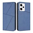For Redmi Note 12 Pro 5G Global Strong Magnetic Frosted Flip Leather Phone Case(Royal Blue) - 1