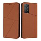 For Redmi Note 11 Pro 4G Global Strong Magnetic Frosted Flip Leather Phone Case(Coffee Color) - 1