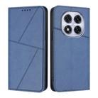 For Redmi Note 14 Pro 4G Strong Magnetic Frosted Flip Leather Phone Case(Royal Blue) - 1
