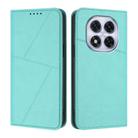 For Redmi Note 14 Pro 4G Strong Magnetic Frosted Flip Leather Phone Case(Light Blue) - 1