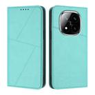 For Redmi Note 14 Pro+ Strong Magnetic Frosted Flip Leather Phone Case(Light Blue) - 1