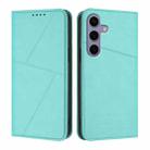 For Samsung Galaxy S25 5G / S24 5G Strong Magnetic Frosted Flip Leather Phone Case(Light Blue) - 1