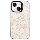 For iPhone 13 Flower Series Color Silver TPU Hybrid PC Phone Case(Tulip CK121) - 1