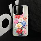 For iPhone 12 mini Flower Series Color Silver TPU Hybrid PC Phone Case(Colorful Flowers CK111) - 3