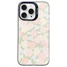 For iPhone 11 Pro Max Flower Series Color Silver TPU Hybrid PC Phone Case(Tulip CK121) - 1