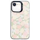 For iPhone SE 2022 / SE 2020 / 8 / 7 Flower Series Color Silver TPU Hybrid PC Phone Case(Tulip CK121) - 1