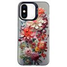 For iPhone X / XS Flower Series Color Silver TPU Hybrid PC Phone Case(Colorful Flowers CK115) - 1
