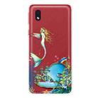 For Samsung Galaxy A1 Core Shockproof Painted Transparent TPU Protective Case(Mermaid) - 1