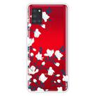 For Samsung Galaxy A21s Shockproof Painted Transparent TPU Protective Case(Magnolia) - 1