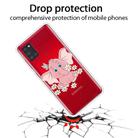 For Samsung Galaxy A21s Shockproof Painted Transparent TPU Protective Case(Little Pink Elephant) - 2