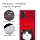 For Samsung Galaxy A21s Shockproof Painted Transparent TPU Protective Case(NO Cat) - 3