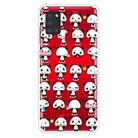 For Samsung Galaxy A21s Shockproof Painted Transparent TPU Protective Case(Mini Panda) - 1