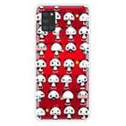 For Samsung Galaxy A21s Shockproof Painted Transparent TPU Protective Case(Mini Panda) - 1