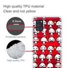 For Samsung Galaxy A21s Shockproof Painted Transparent TPU Protective Case(Mini Panda) - 3