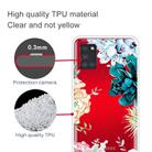 For Samsung Galaxy A21s Shockproof Painted Transparent TPU Protective Case(Gem Flower) - 3