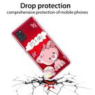 For Samsung Galaxy A21s Shockproof Painted Transparent TPU Protective Case(Cute Cat) - 2