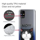 For Samsung Galaxy M31s Shockproof Painted Transparent TPU Protective Case(NO Cat) - 2