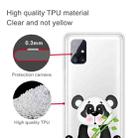 For Samsung Galaxy M51 Shockproof Painted Transparent TPU Protective Case(Bamboo Bear) - 3