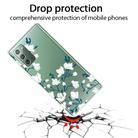 For Samsung Galaxy Note20 Shockproof Painted Transparent TPU Protective Case(Magnolia) - 2