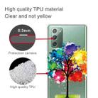For Samsung Galaxy Note20 Shockproof Painted Transparent TPU Protective Case(Oil Painting Tree) - 3
