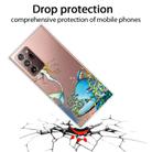 For Samsung Galaxy Note20 Ultra Shockproof Painted Transparent TPU Protective Case(Mermaid) - 2