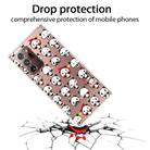 For Samsung Galaxy Note20 Ultra Shockproof Painted Transparent TPU Protective Case(Mini Panda) - 2