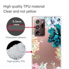 For Samsung Galaxy Note20 Ultra Shockproof Painted Transparent TPU Protective Case(Gem Flower) - 3