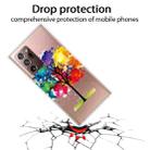 For Samsung Galaxy Note20 Ultra Shockproof Painted Transparent TPU Protective Case(Oil Painting Tree) - 2