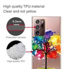 For Samsung Galaxy Note20 Ultra Shockproof Painted Transparent TPU Protective Case(Oil Painting Tree) - 3