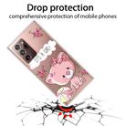 For Samsung Galaxy Note20 Ultra Shockproof Painted Transparent TPU Protective Case(Cute Cat) - 2