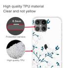 For iPhone 12 mini Shockproof Painted Transparent TPU Protective Case(Magnolia) - 3