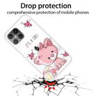 For iPhone 12 mini Shockproof Painted Transparent TPU Protective Case(Cute Cat) - 2