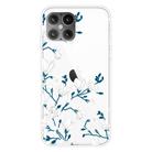 For iPhone 12 Pro Max Shockproof Painted Transparent TPU Protective Case(Magnolia) - 1