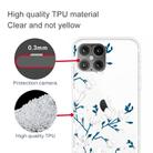 For iPhone 12 Pro Max Shockproof Painted Transparent TPU Protective Case(Magnolia) - 3