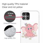 For iPhone 12 Pro Max Shockproof Painted Transparent TPU Protective Case(Little Pink Elephant) - 2