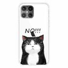 For iPhone 12 Pro Max Shockproof Painted Transparent TPU Protective Case(NO Cat) - 1