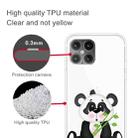 For iPhone 12 Pro Max Shockproof Painted Transparent TPU Protective Case(Bamboo Bear) - 3