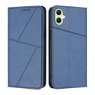 For Samsung Galaxy A06 4G / 5G Strong Magnetic Frosted Flip Leather Phone Case(Royal Blue) - 1