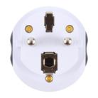 WN-18 German EU Plug Global Travel Adapter Socket(Black White) - 2