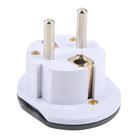 WN-18 German EU Plug Global Travel Adapter Socket(Black White) - 3