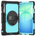 For Samsung Galaxy Tab S10 FE+ Silicone Hybrid PC Tablet Case with Shoulder Strap(Light Blue PC) - 2