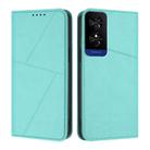 For TCL 50 5G / 50 XE / 50 XE NxtPaper Strong Magnetic Frosted Flip Leather Phone Case(Light Blue) - 1
