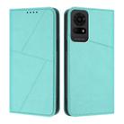 For TCL 50 LE / K23 / K24 Strong Magnetic Frosted Flip Leather Phone Case(Light Blue) - 1