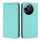 For TCL 50 NxtPaper Strong Magnetic Frosted Flip Leather Phone Case(Light Blue) - 1