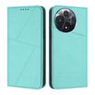 For TCL 60R 5G Strong Magnetic Frosted Flip Leather Phone Case(Light Blue) - 1