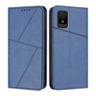 For TCL 502 / TCL K11 Strong Magnetic Frosted Flip Leather Phone Case(Royal Blue) - 1