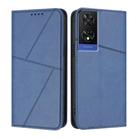 For TCL 505 Strong Magnetic Frosted Flip Leather Phone Case(Royal Blue) - 1