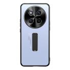 For Honor X60 Pro Frosted Metal Hybrid TPU Holder Phone Case(Blue) - 2